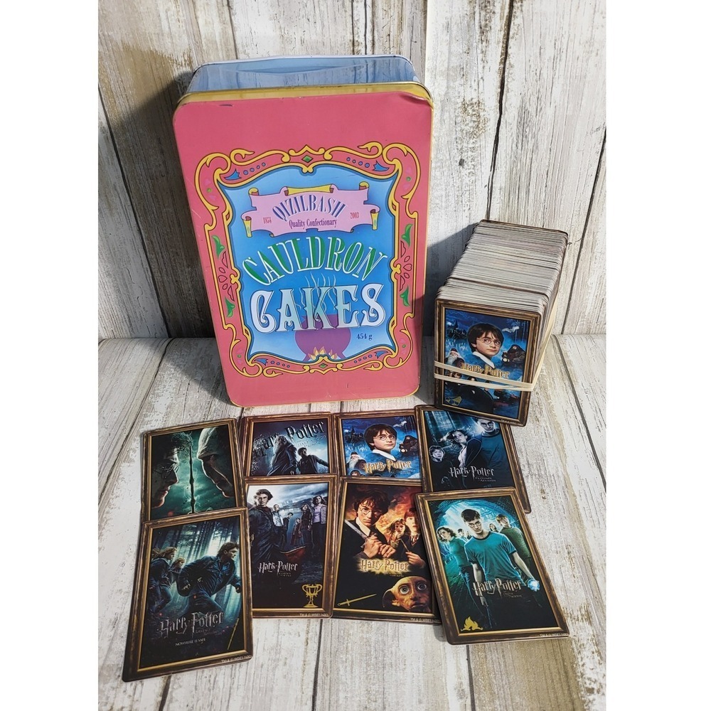 Harry Potter Cauldron Cakes Tin w/ Cards, Wizarding World Collectible - Picture 3 of 8